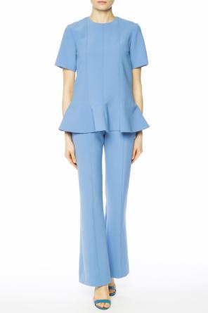 Pleat-front flared trousers, zdjęcie 2 Pleat-front flared trousers od Victoria Victoria Beckham